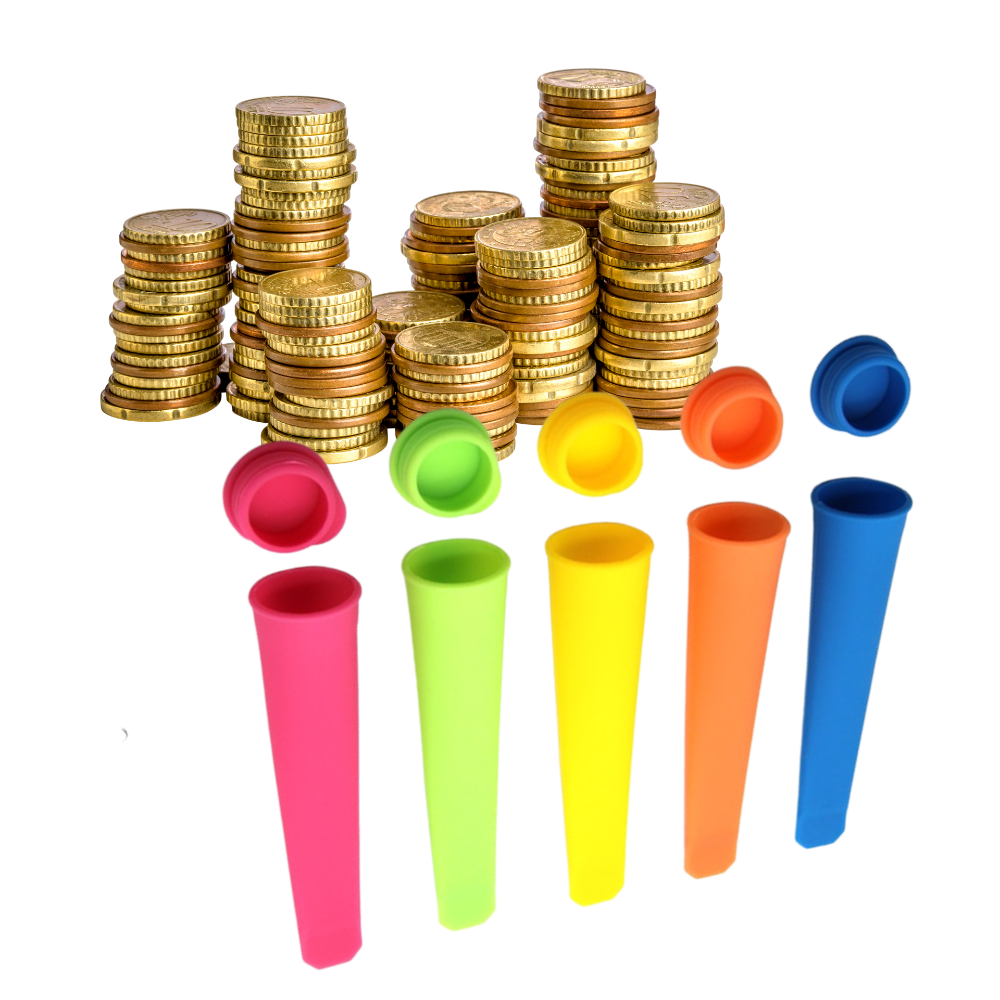 Pack de 5 moules en silicone pour sucettes glacées - Ozerty