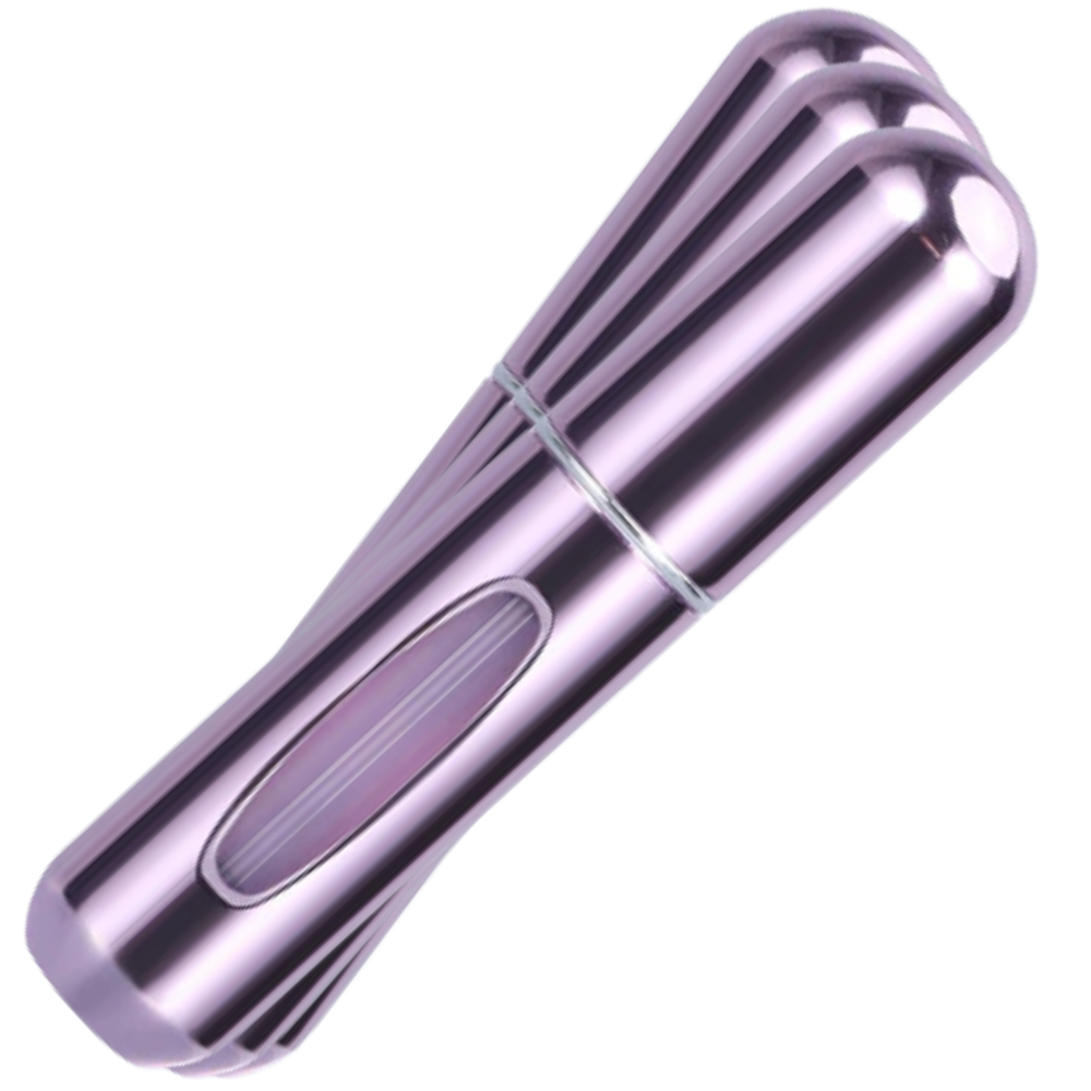 Lot de 3 mini-flacons de parfum rechargeables -Rose pétant/ - Ozerty