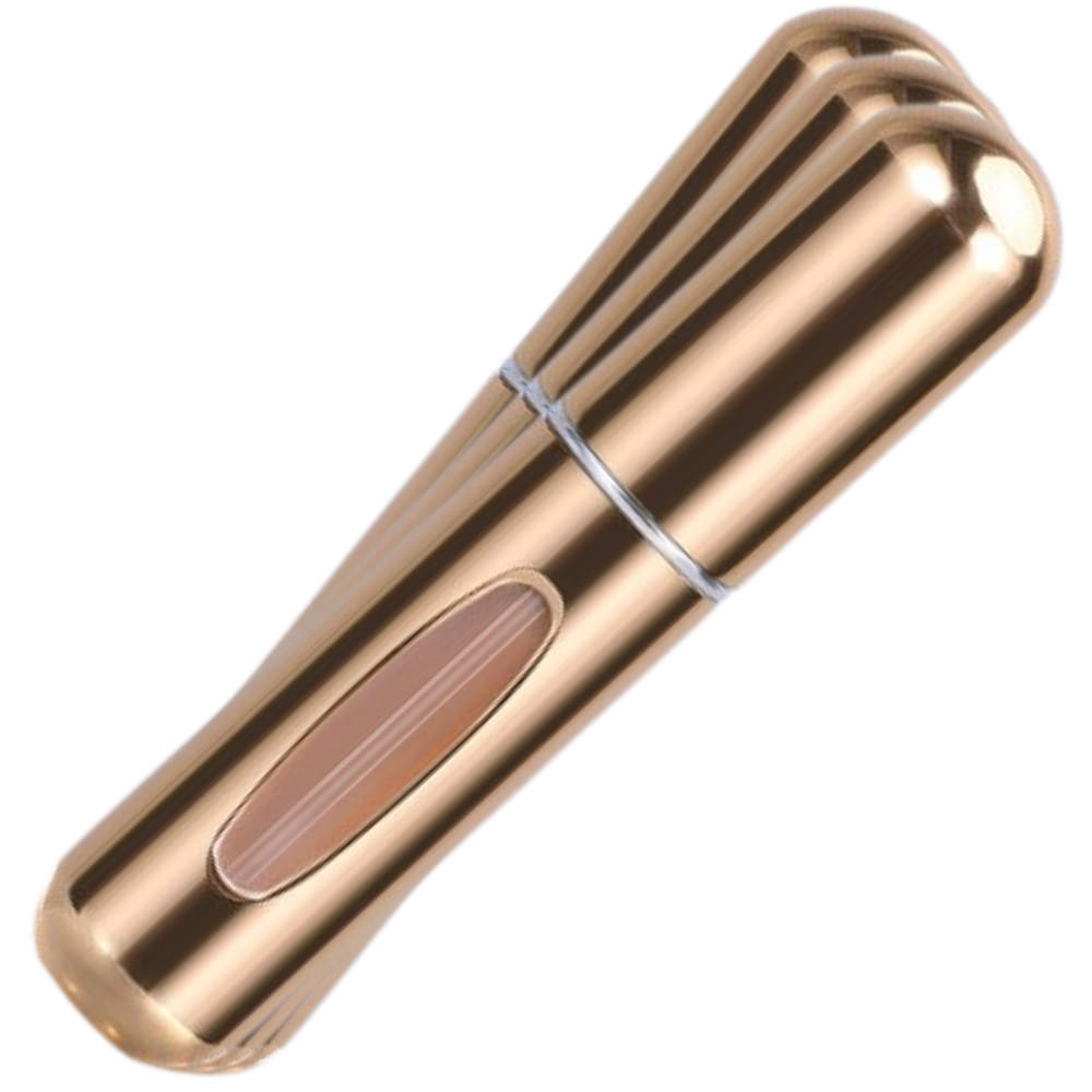 Lot de 3 mini-flacons de parfum rechargeables -Doré/ - Ozerty