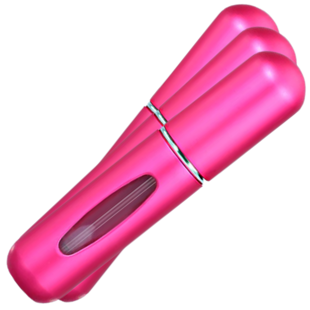 Lot de 3 mini-flacons de parfum rechargeables -Rose/ - Ozerty