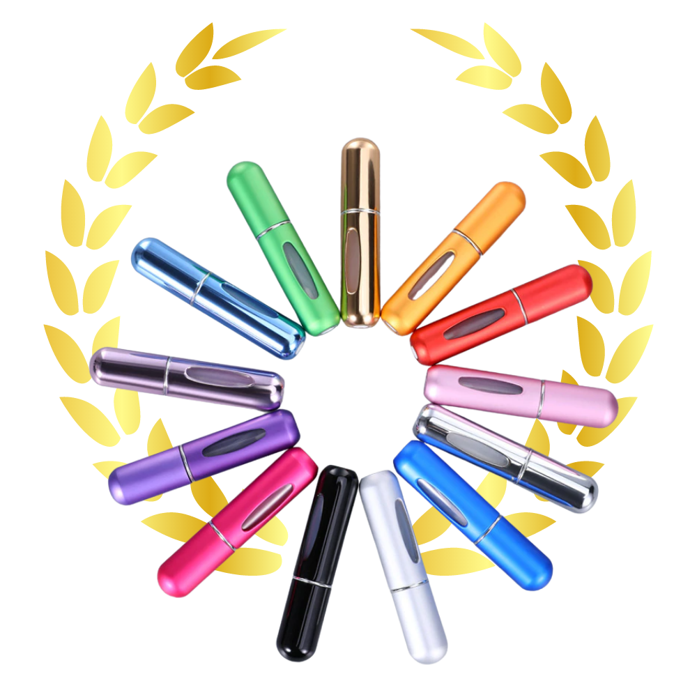 Lot de 3 mini-flacons de parfum rechargeables - Ozerty