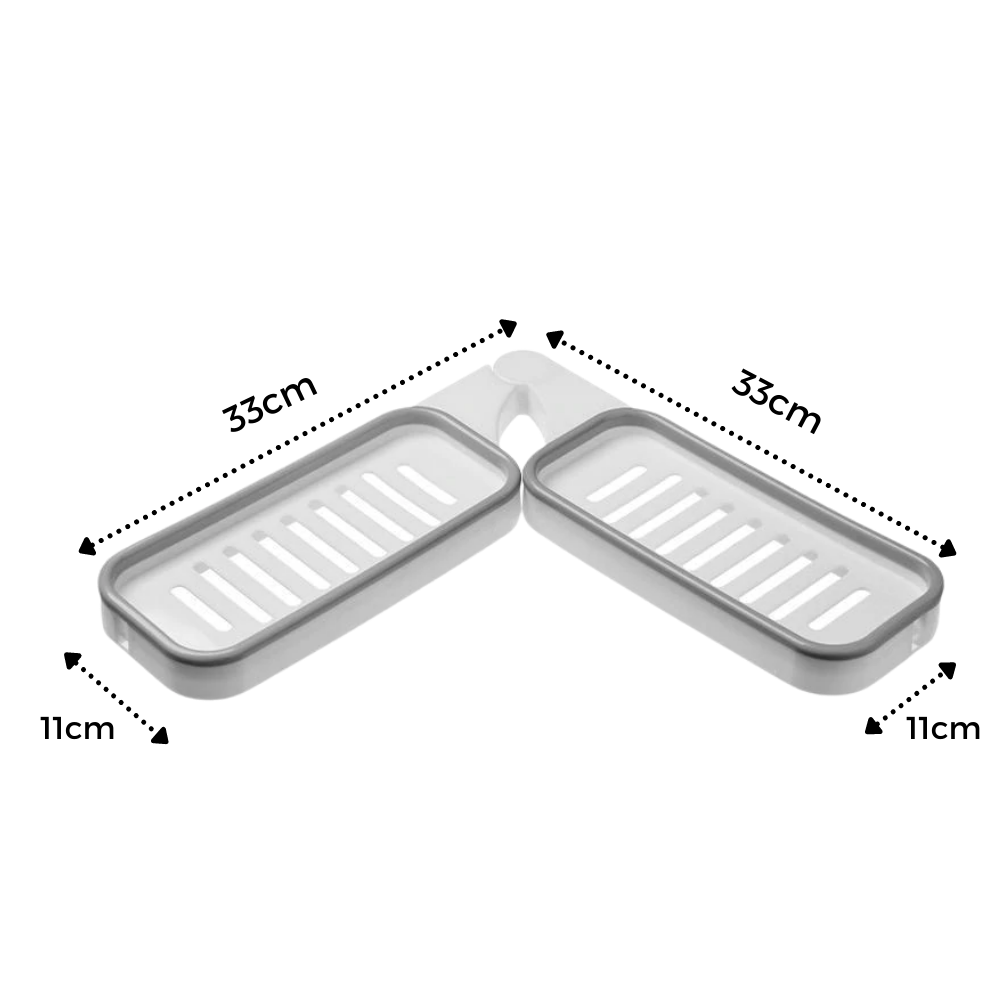 Support de rangement mural pour salle de bains - Ozerty