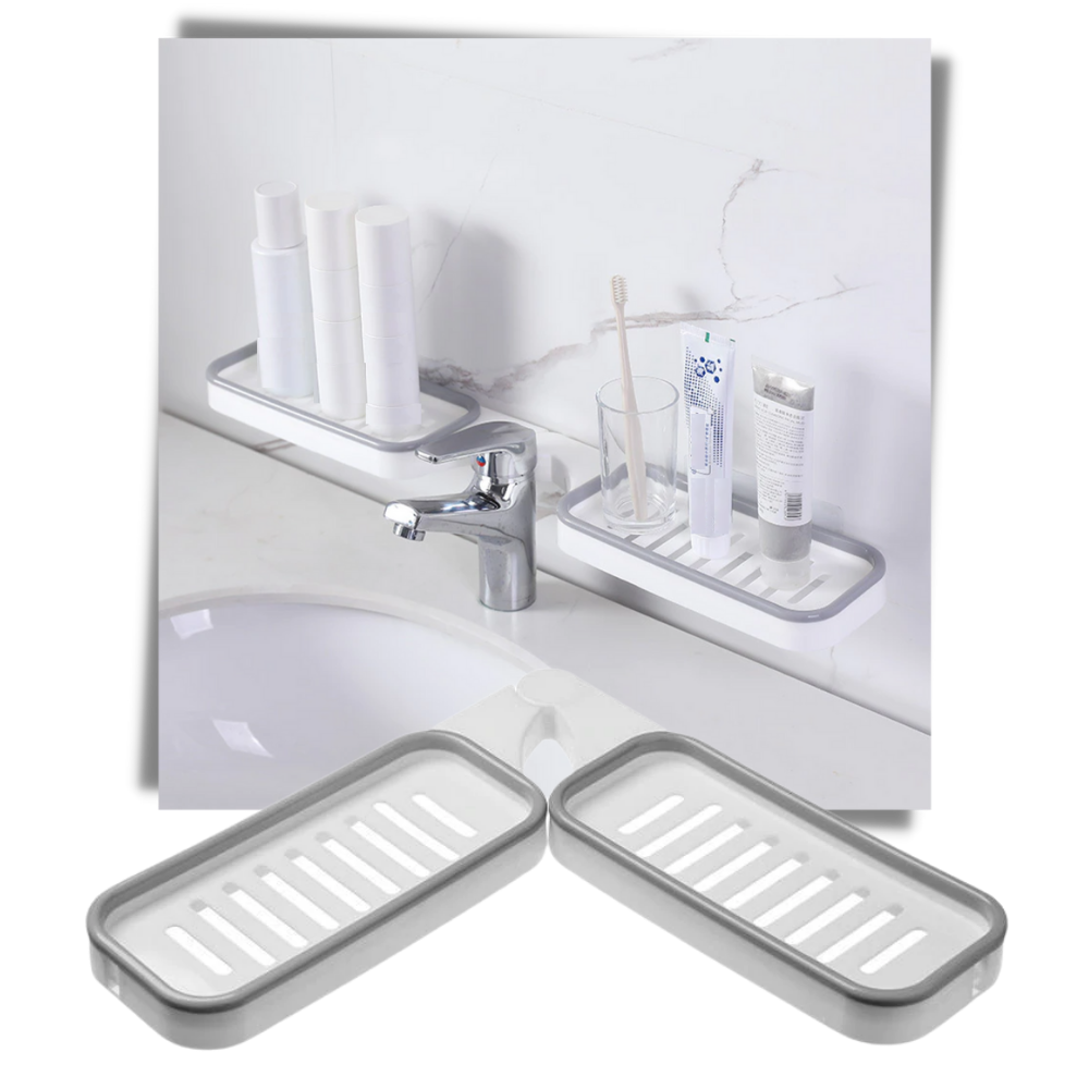 Support de rangement mural pour salle de bains - Ozerty