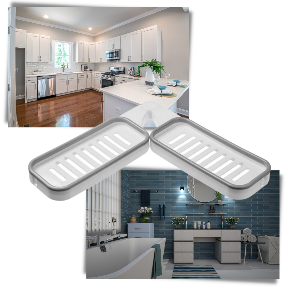 Support de rangement mural pour salle de bains - Ozerty