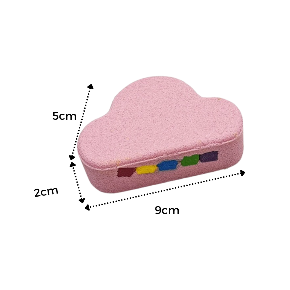 Bombe de bain aux sels de mer colorés - Ozerty