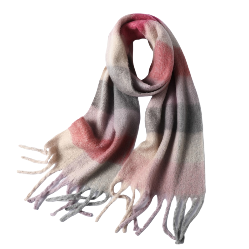 Women's Plaid Winter Scarf