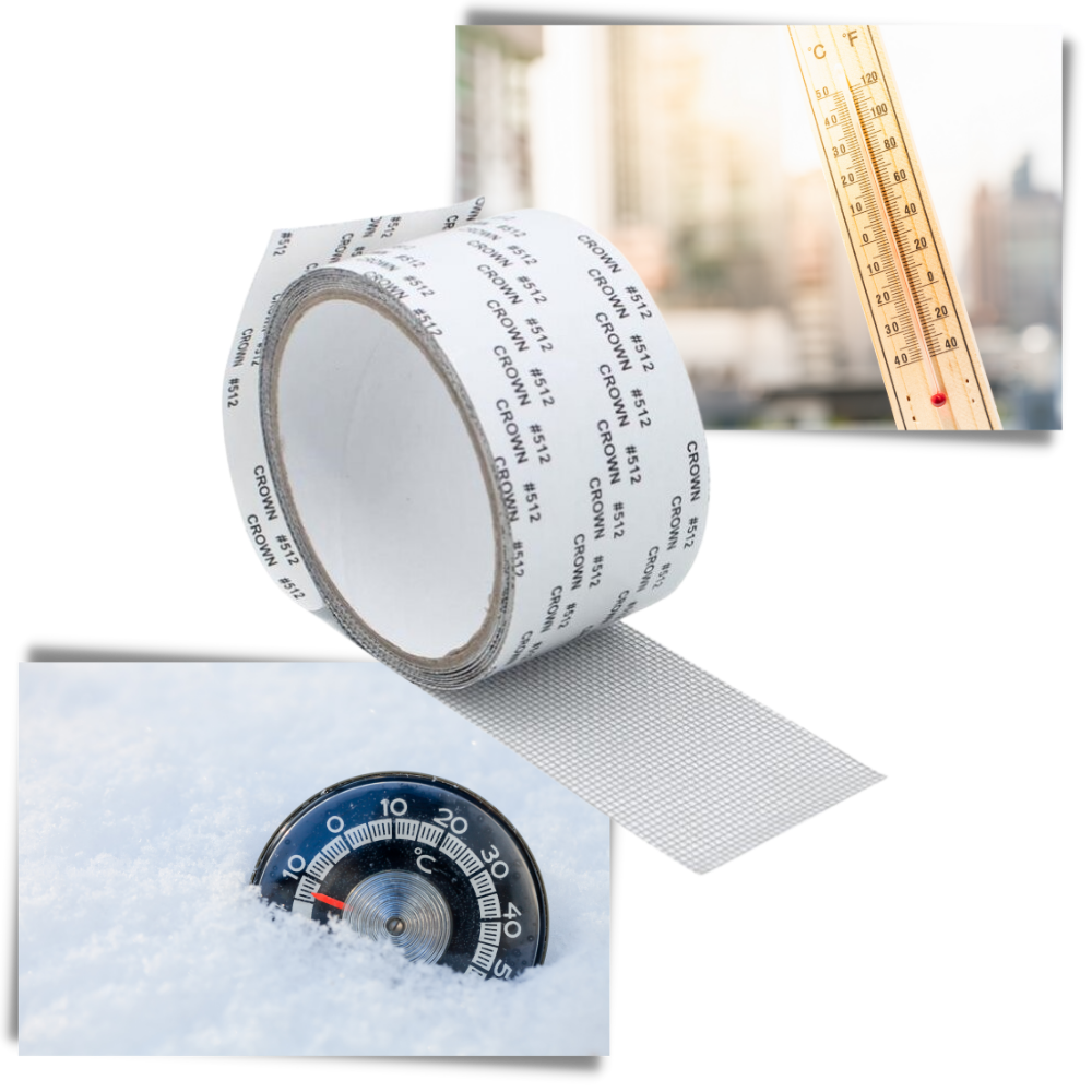 Ruban de réparation pour moustiquaires et mailles - Ozerty