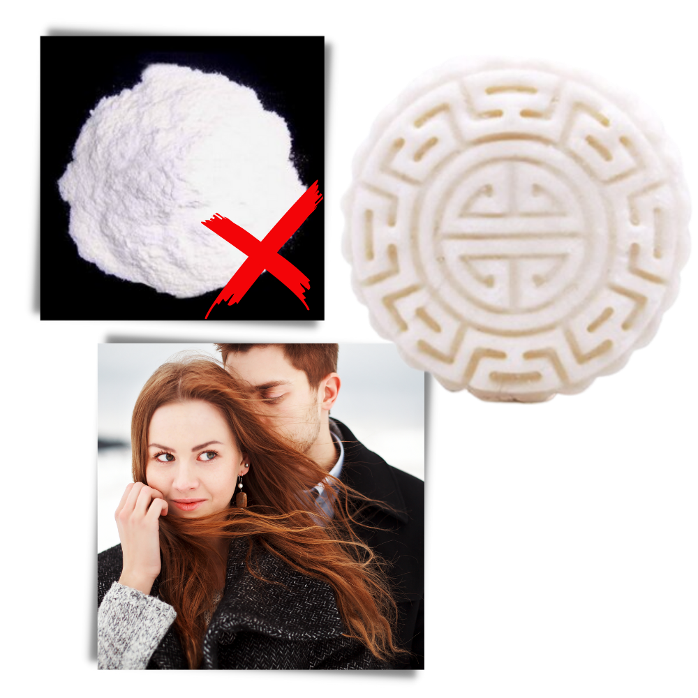 Barre de shampooing et d'après-shampooing au riz - Ozerty