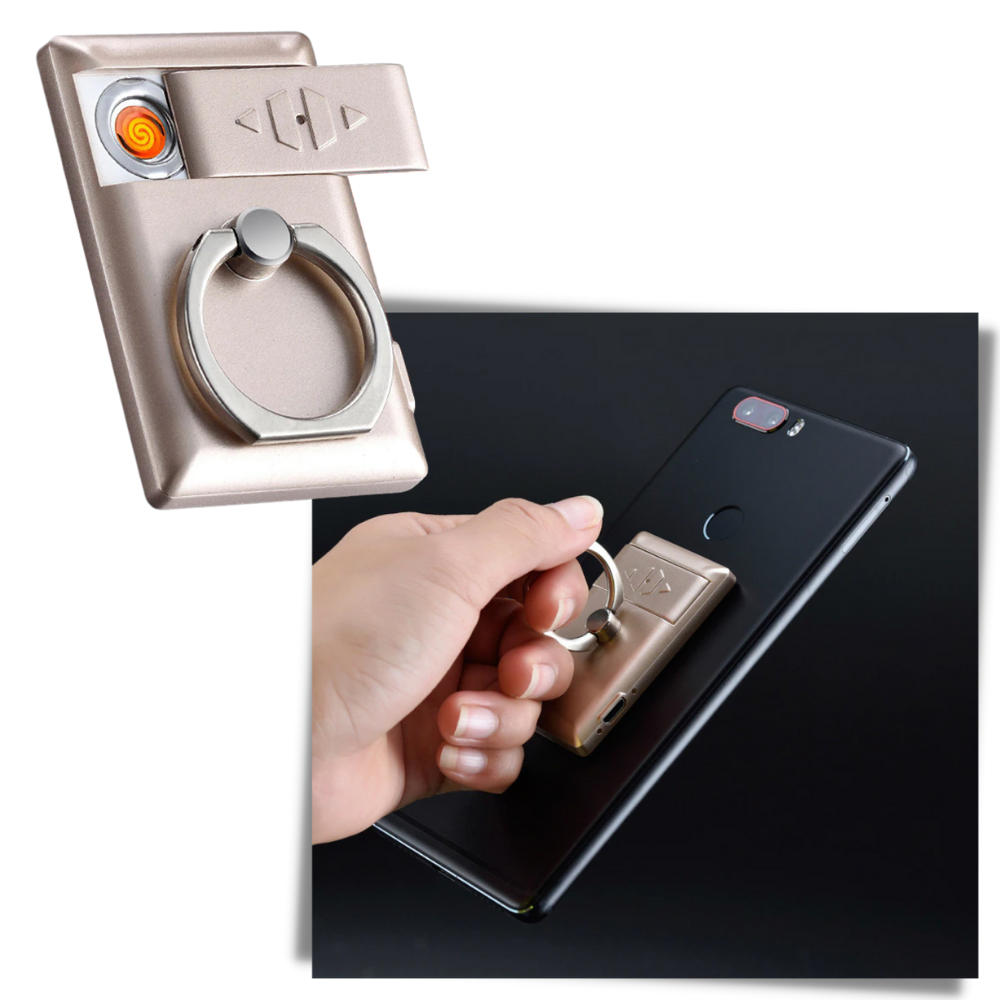 Bague de téléphone avec briquet - Ozerty
