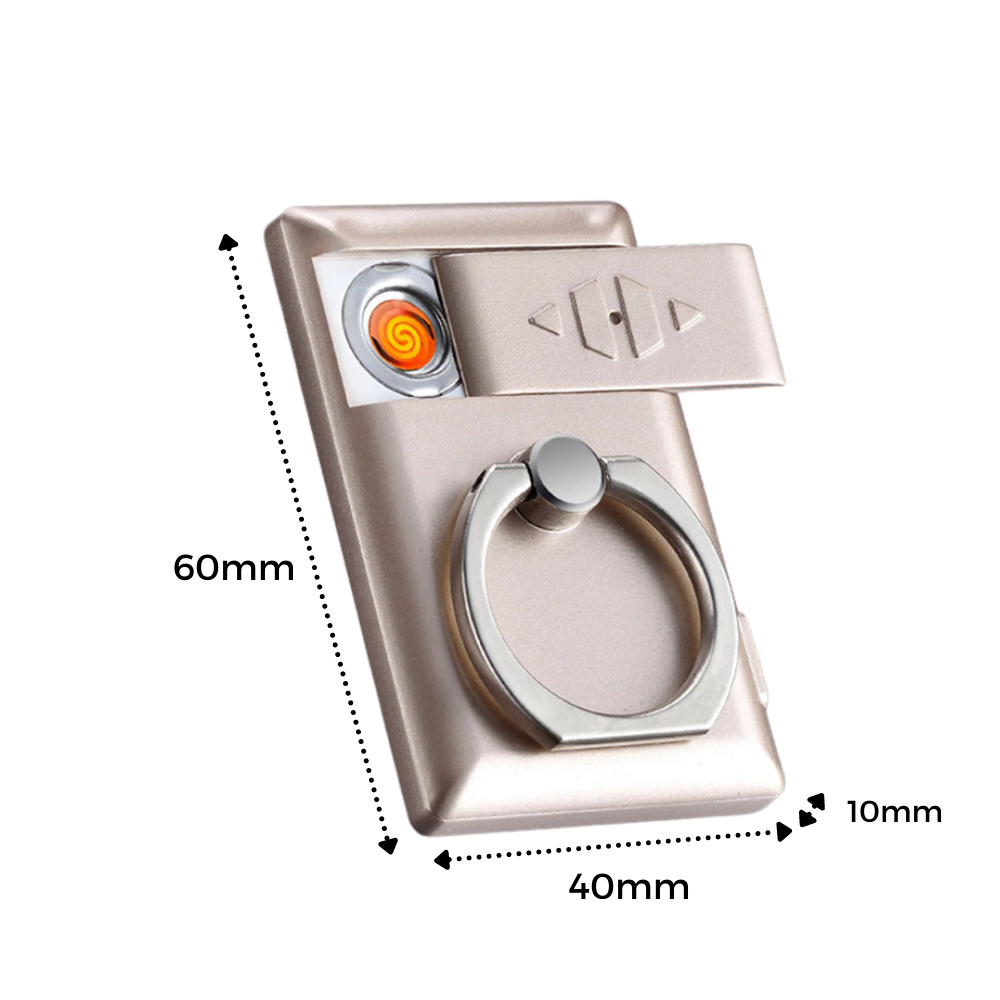 Bague de téléphone avec briquet - Ozerty