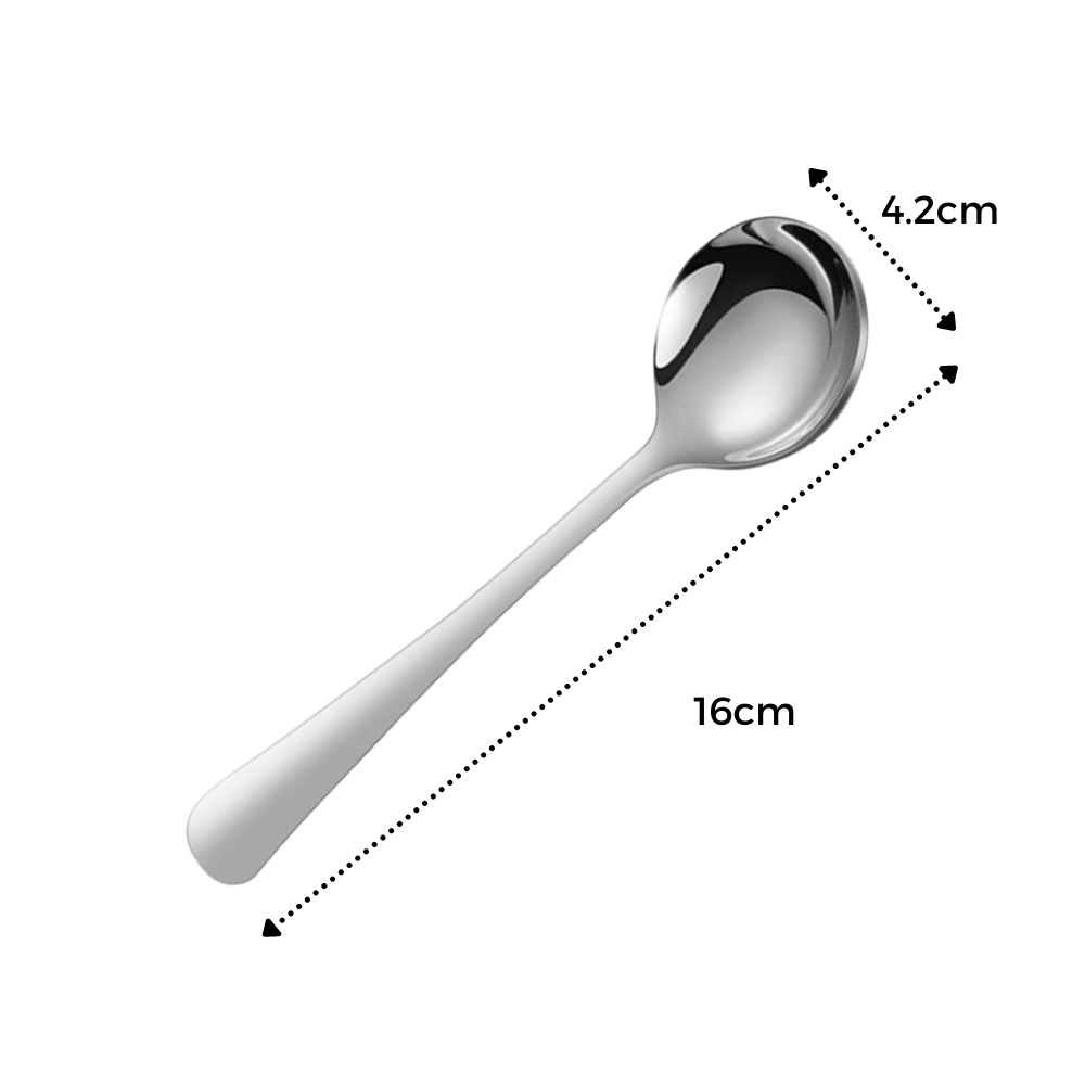 Lot de 2 cuillères en acier inoxydable - Ozerty