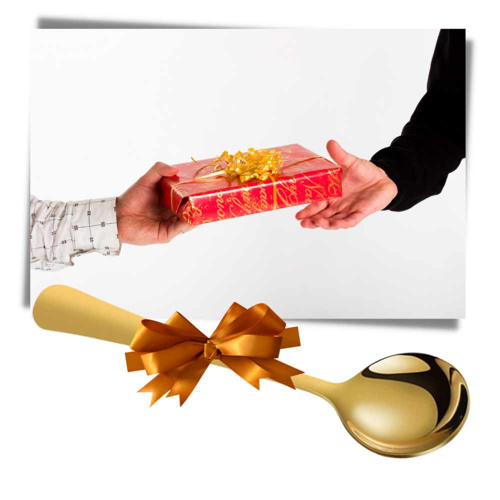 Lot de 2 cuillères en acier inoxydable - Ozerty