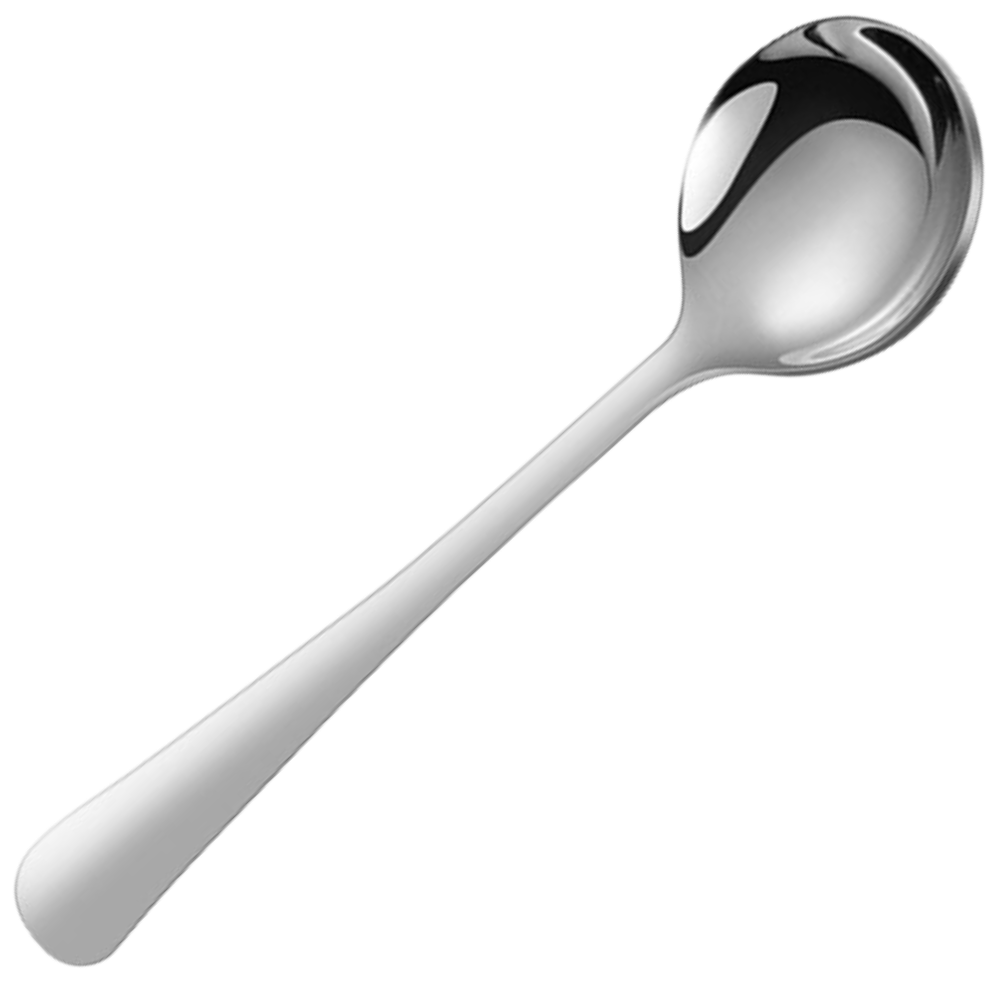 Lot de 2 cuillères en acier inoxydable -Argenté/   - Ozerty