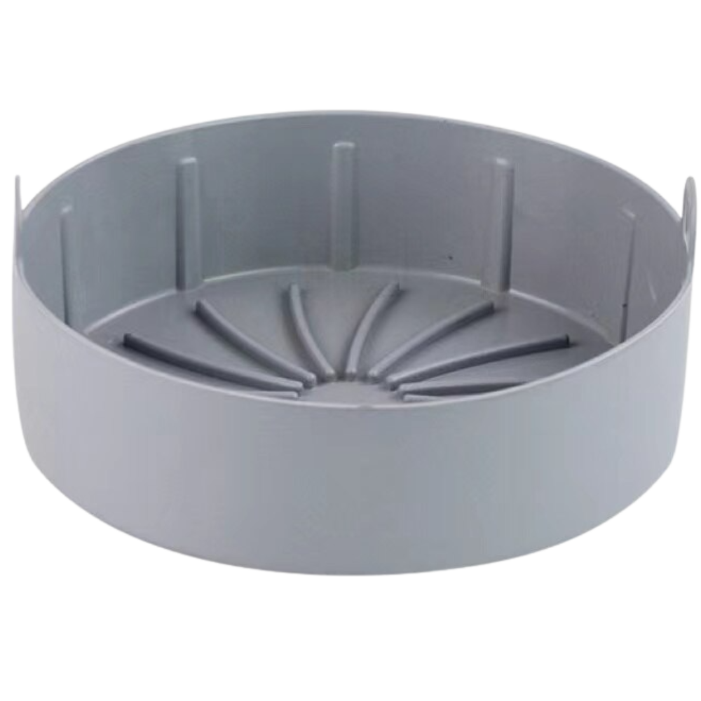 Poêle en silicone réutilisable pour friteuse à air -Gris/Grand - Ozerty