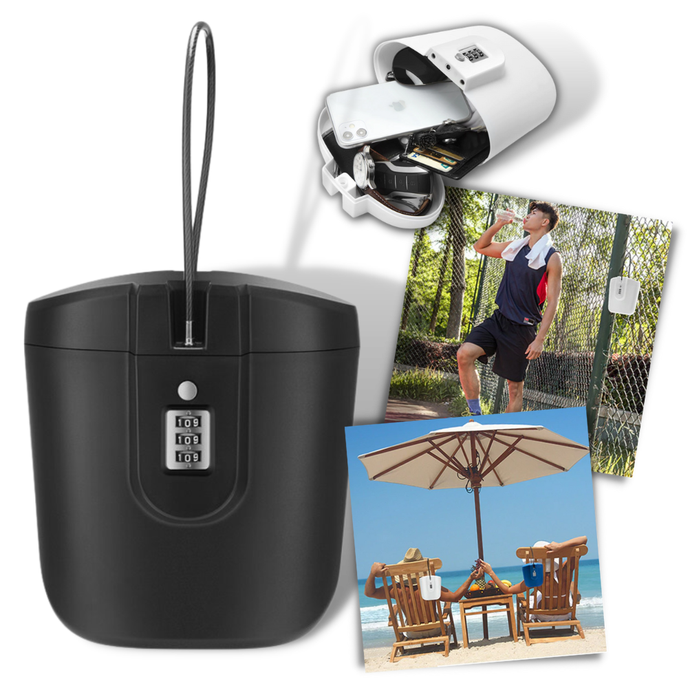 Coffre-fort portable avec poignée - Ozerty