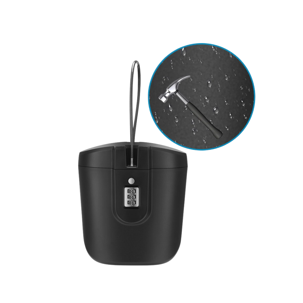 Coffre-fort portable avec poignée - Ozerty