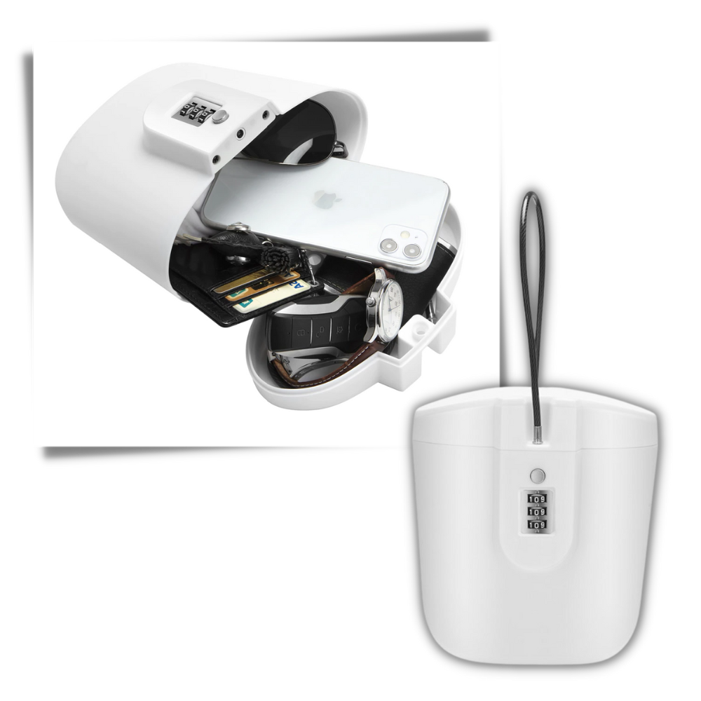 Coffre-fort portable avec poignée - Ozerty