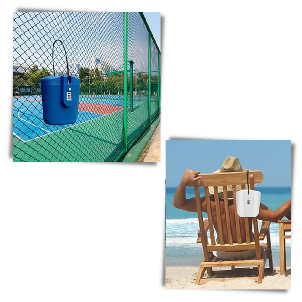 Coffre-fort portable avec poignée - Ozerty