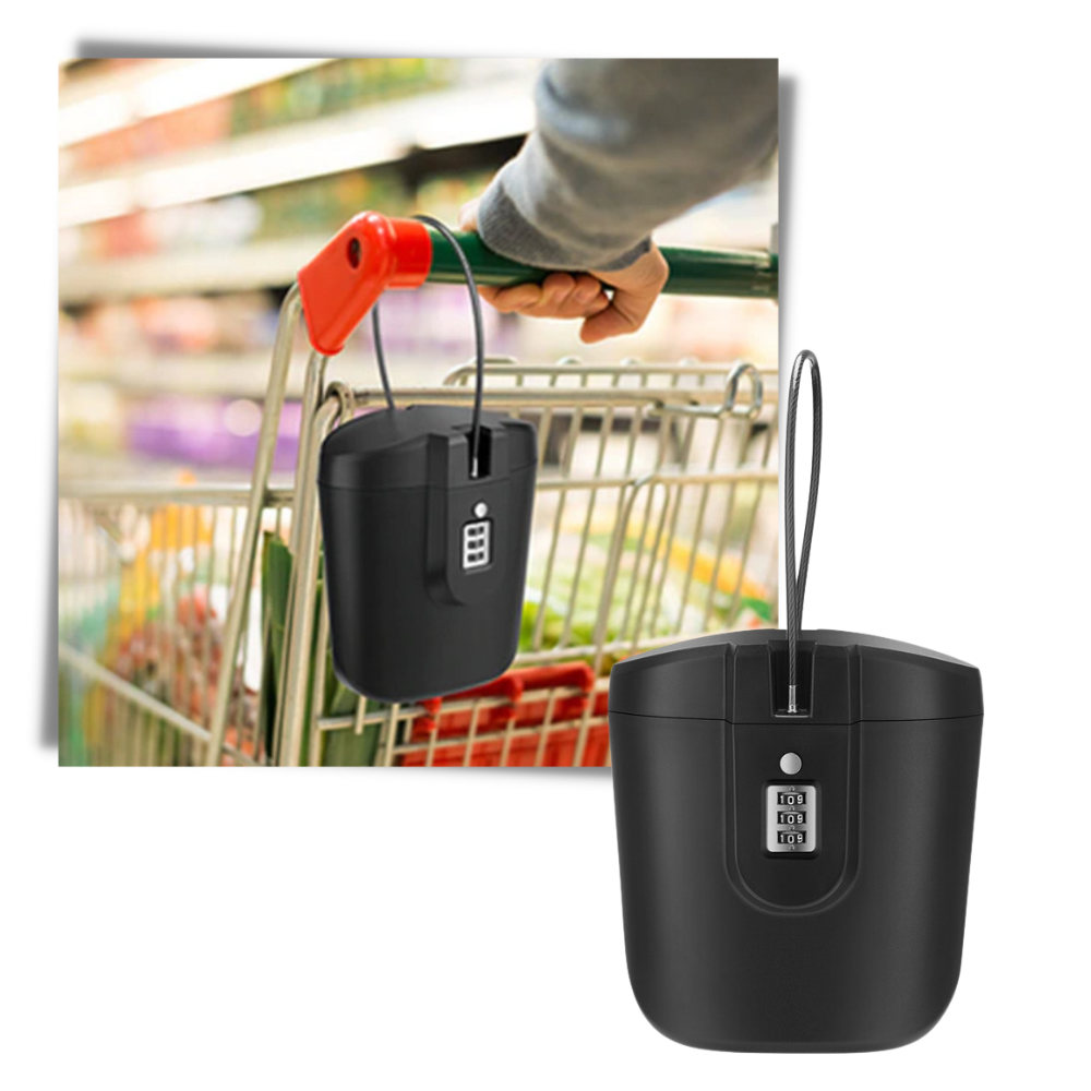 Coffre-fort portable avec poignée - Ozerty