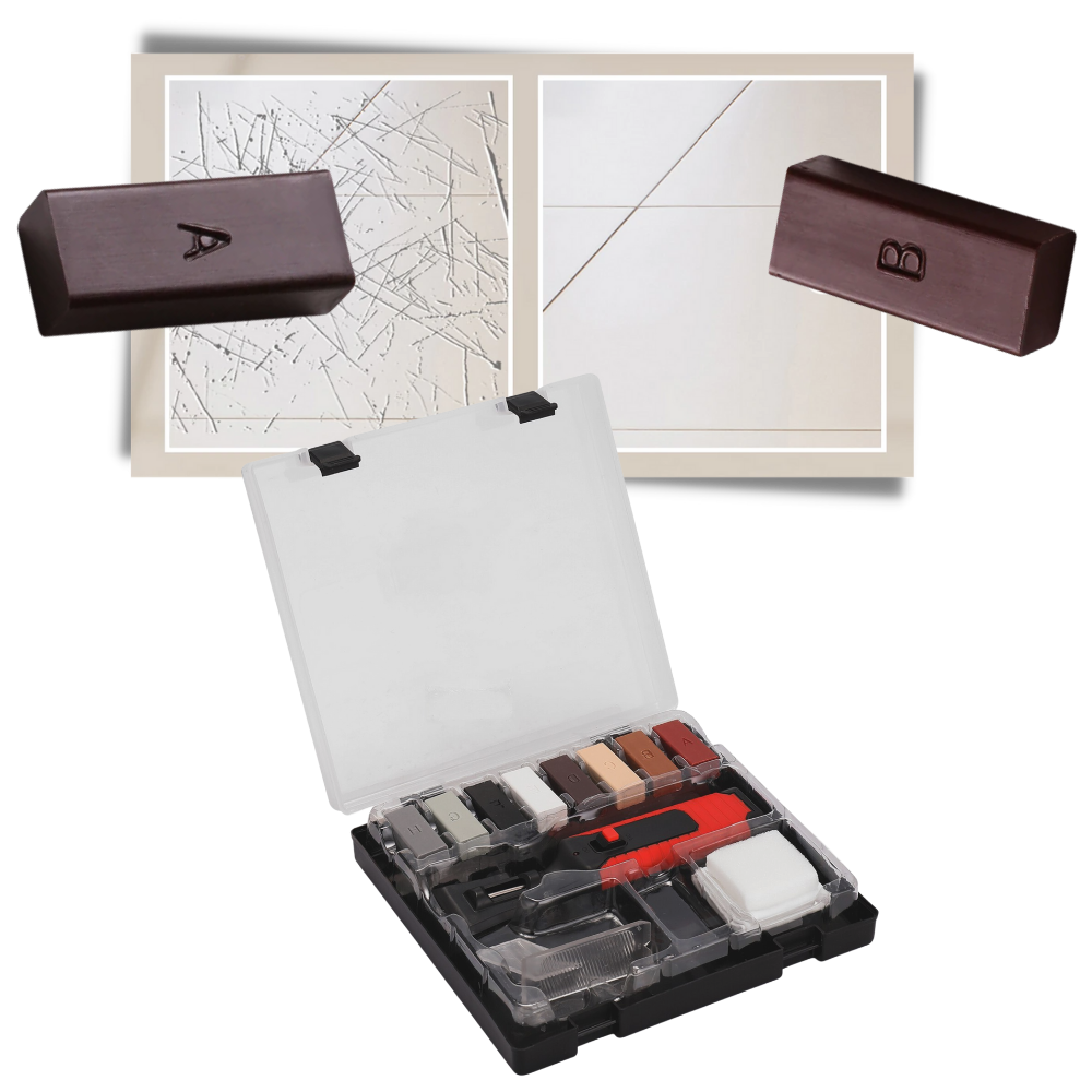 Set d'outils pour la réparation des carreaux en céramique - Ozerty