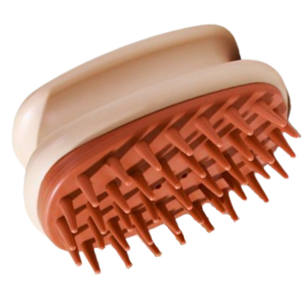 Brosse de massage du cuir chevelu -Rose/   - Ozerty