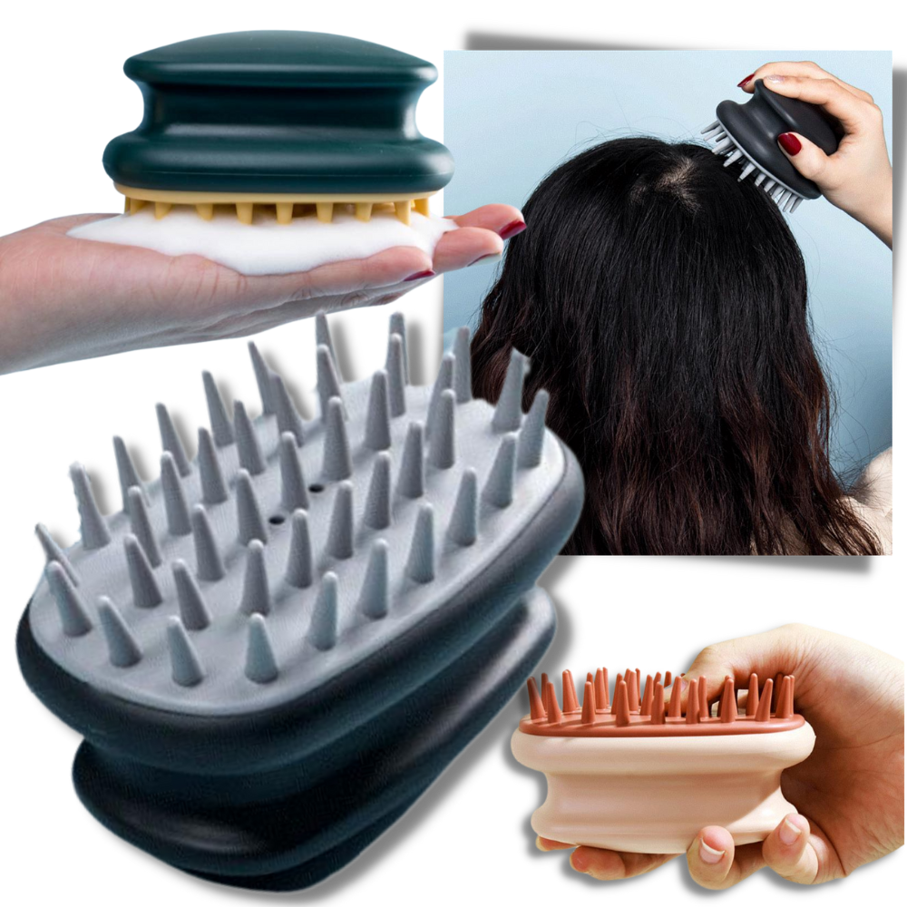 Brosse de massage du cuir chevelu - Ozerty