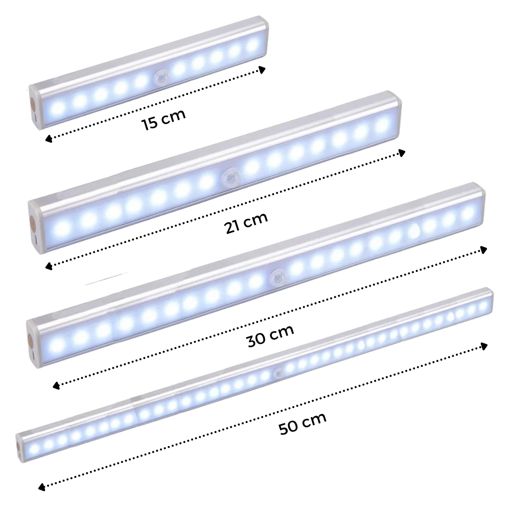 Lampe LED à détecteur de mouvement magnétique - Ozerty