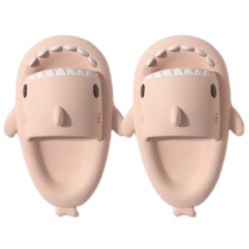 Chaussons de plage en forme de requin -Rose/44-45 - Ozerty