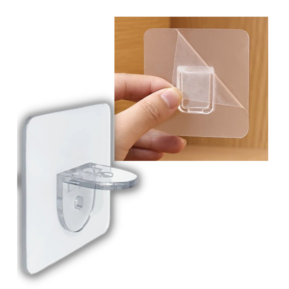 Supports d'étagères adhésifs - Ozerty