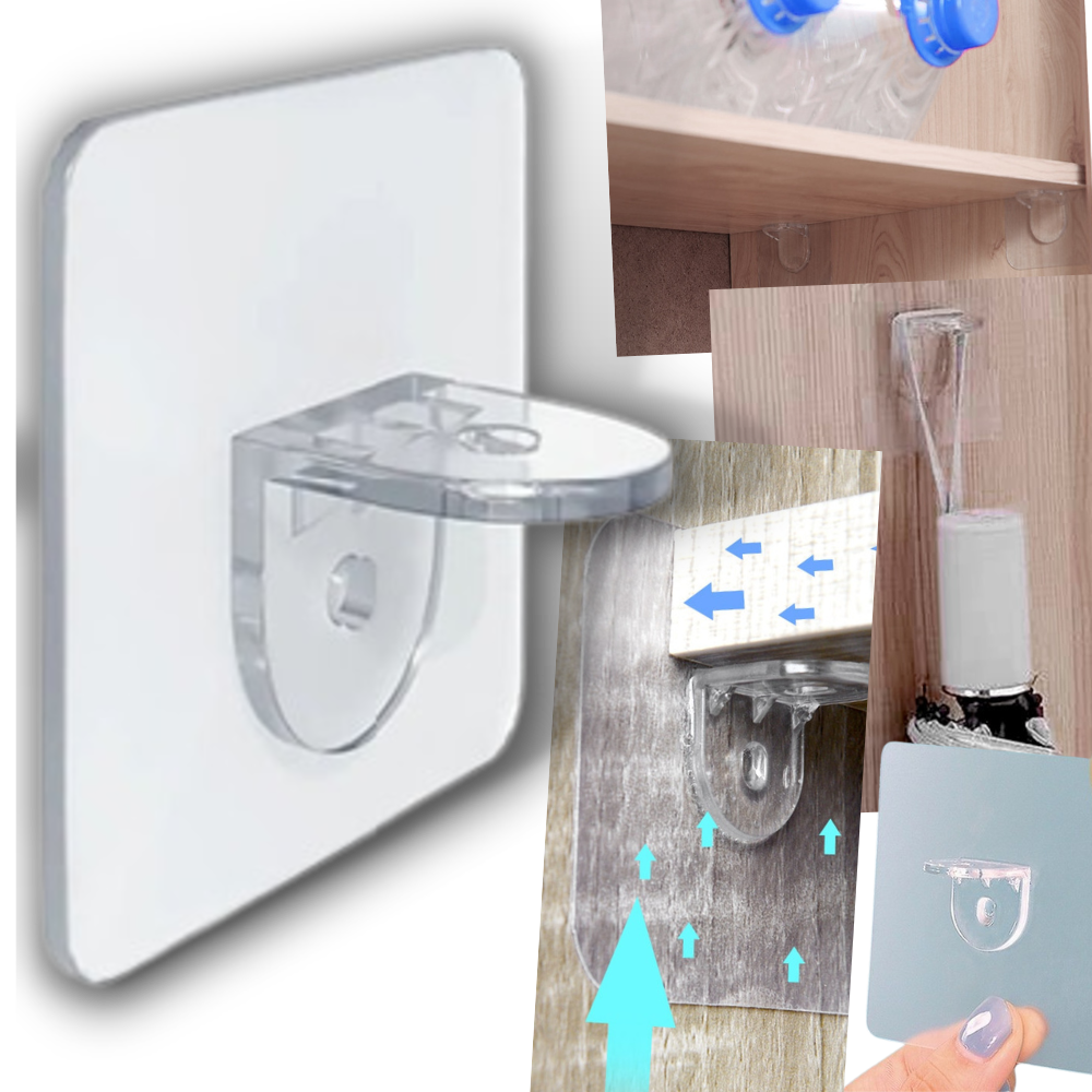 Supports d'étagères adhésifs - Ozerty