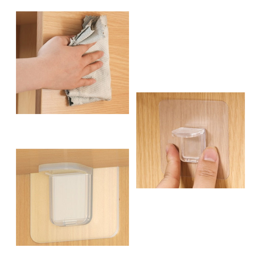 Supports d'étagères adhésifs - Ozerty