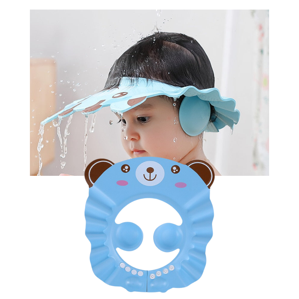 Bonnet de douche et protège-oreilles pour enfants - Ozerty