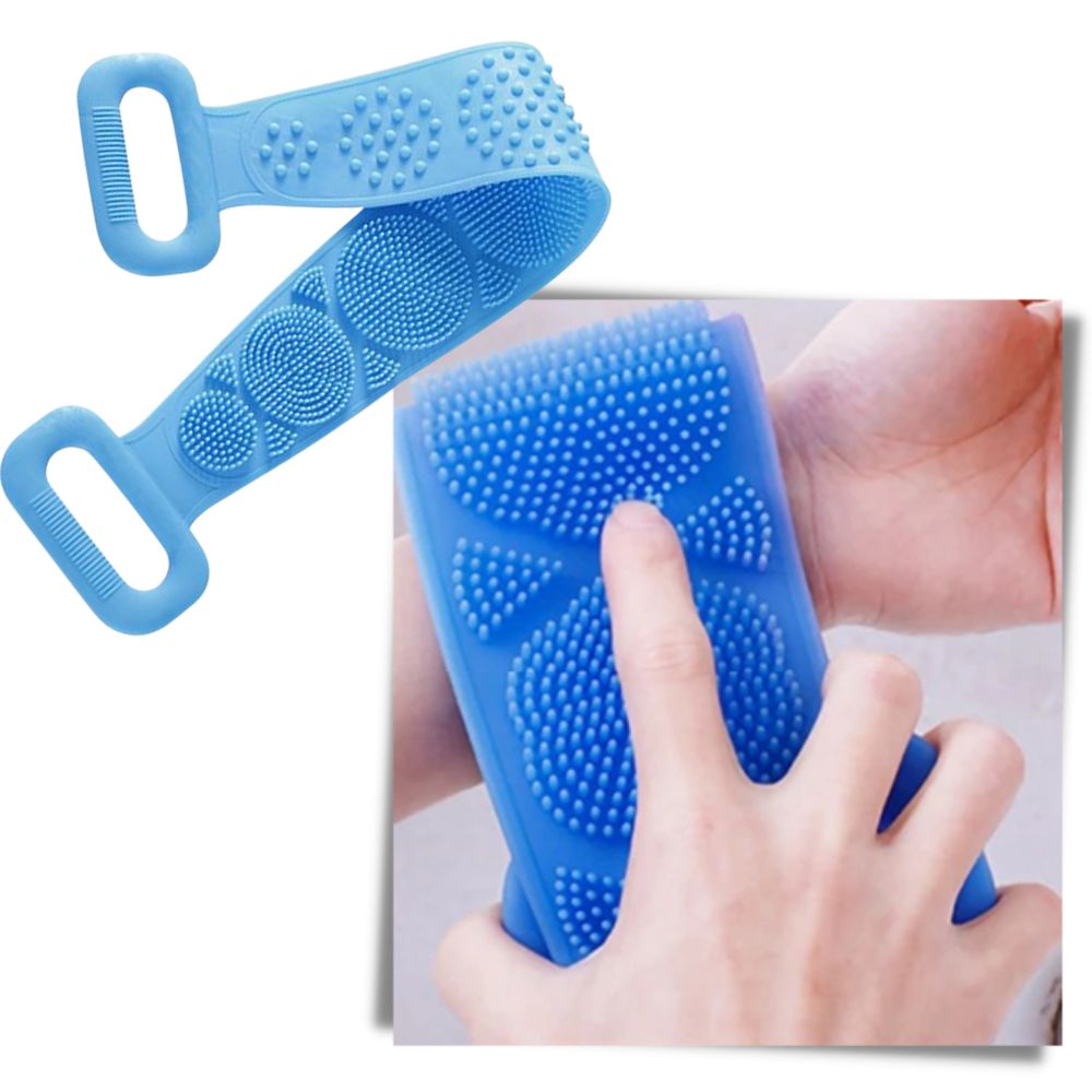 Exfoliant en silicone extensible pour le corps - Ozerty