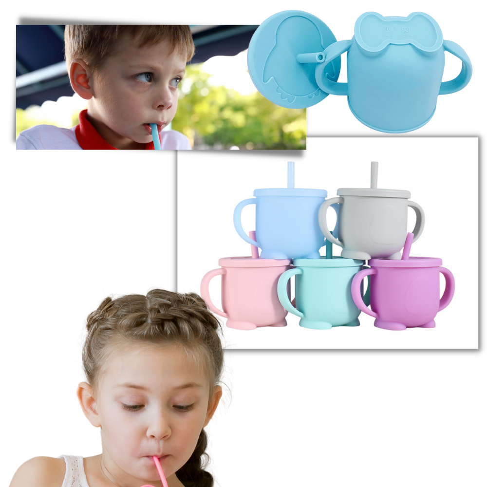 Tasse à bec en silicone pour bébés - Ozerty