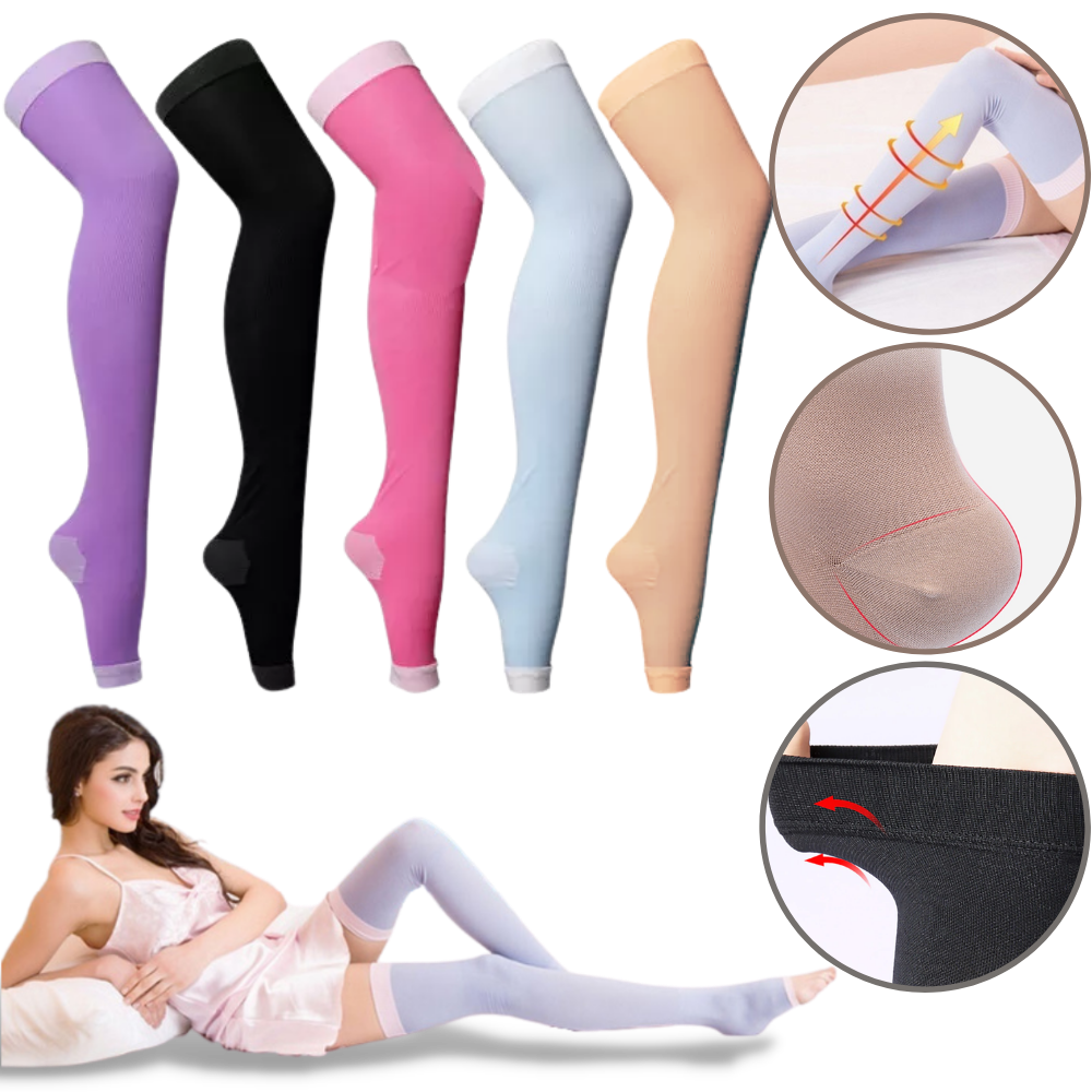 Paire de collants amincissants pour les jambes