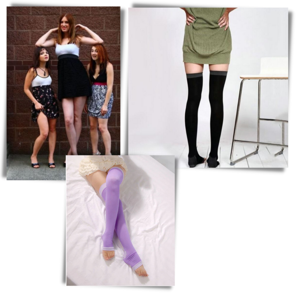 Paire de collants amincissants pour les jambes - Ozerty