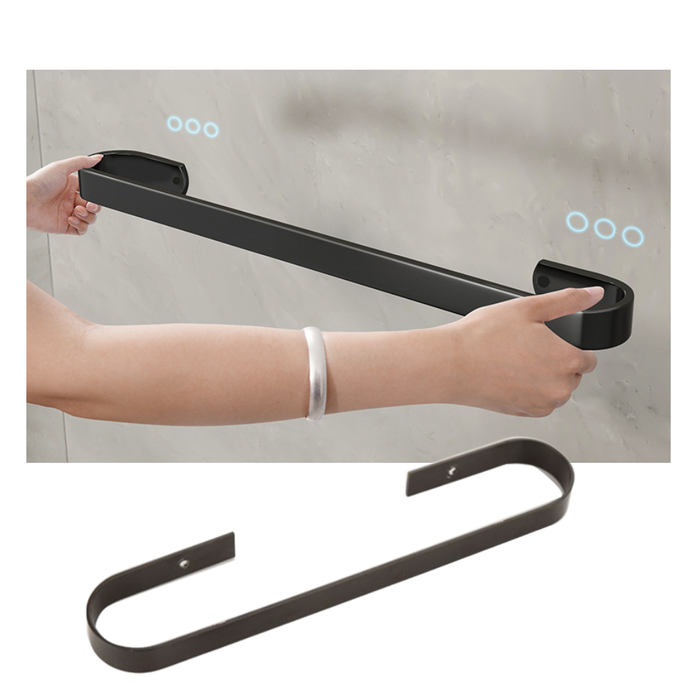 Support mural en aluminium pour pantoufles - Ozerty