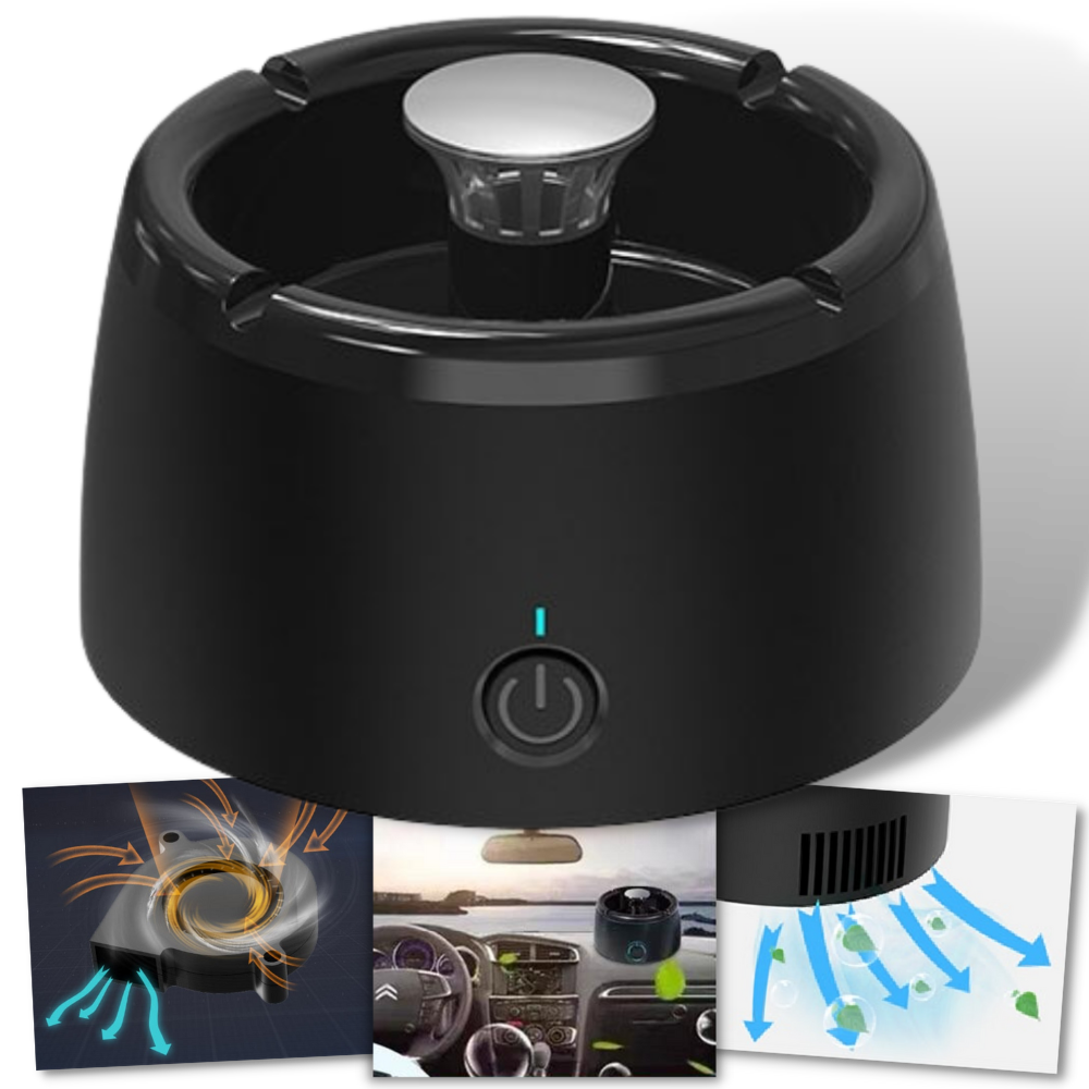 Cendrier de désenfumage intelligent - Ozerty