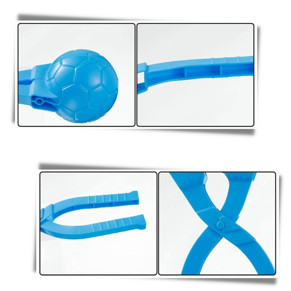 Lot de 4 kits de fabrication de boules de neige  - Ozerty