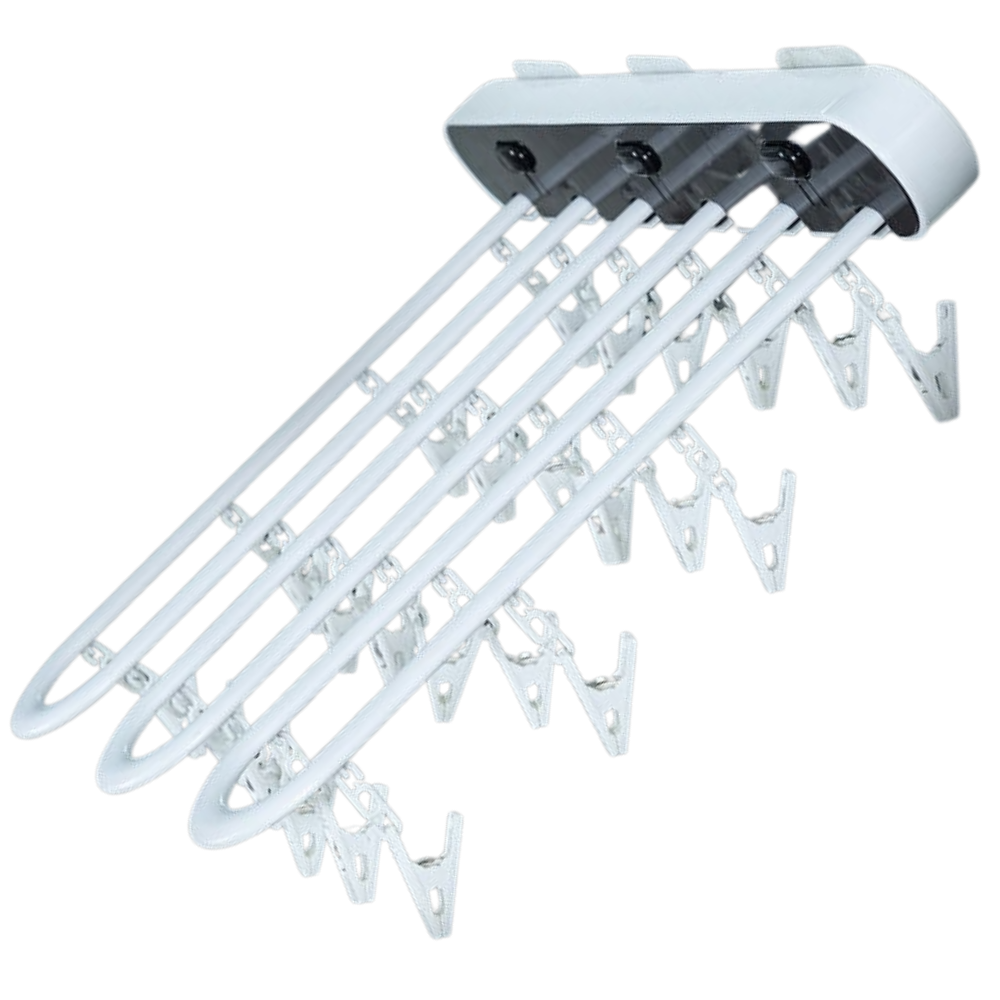 Organiseur de vêtements mural -Noir/ - Ozerty