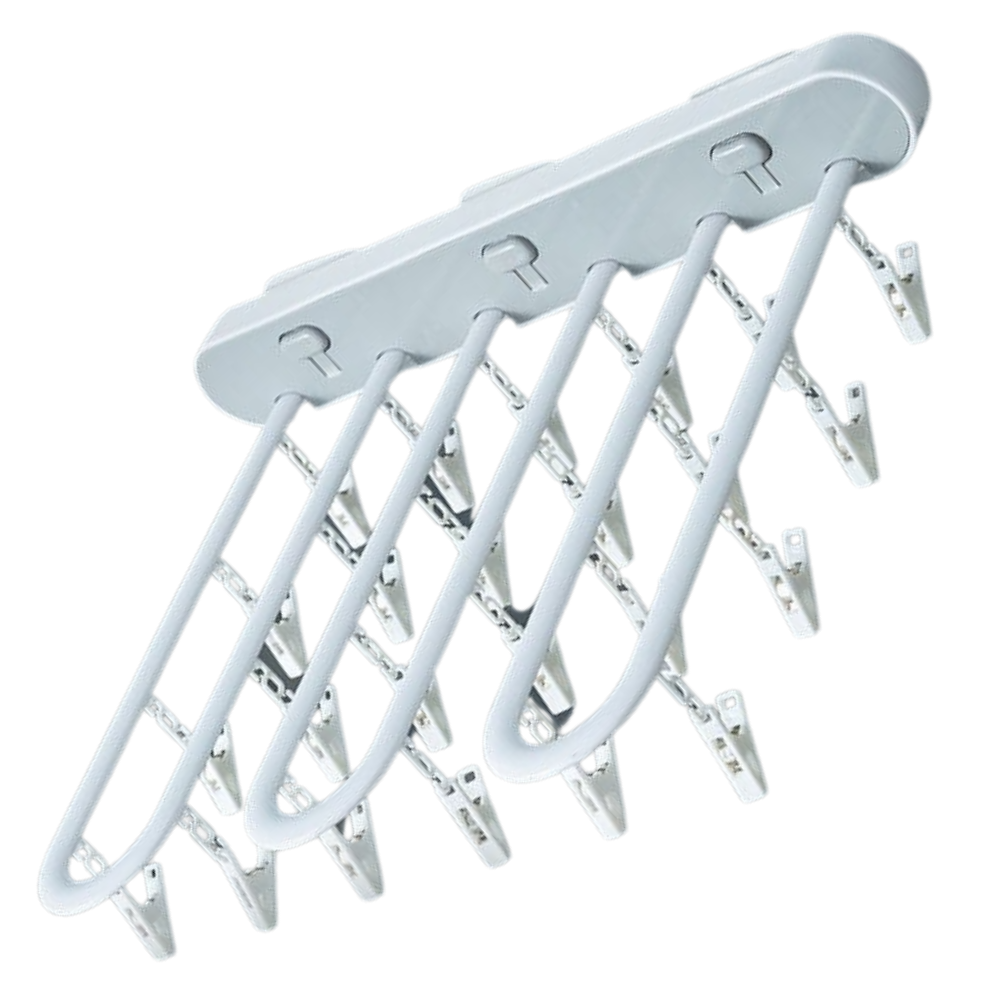 Organiseur de vêtements mural -Gris/   - Ozerty