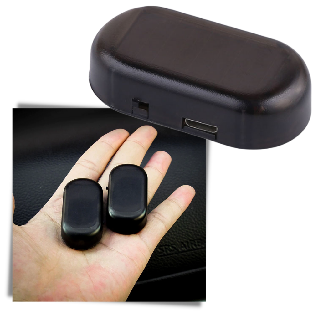 Feu d'avertissement à énergie solaire pour voiture - Ozerty