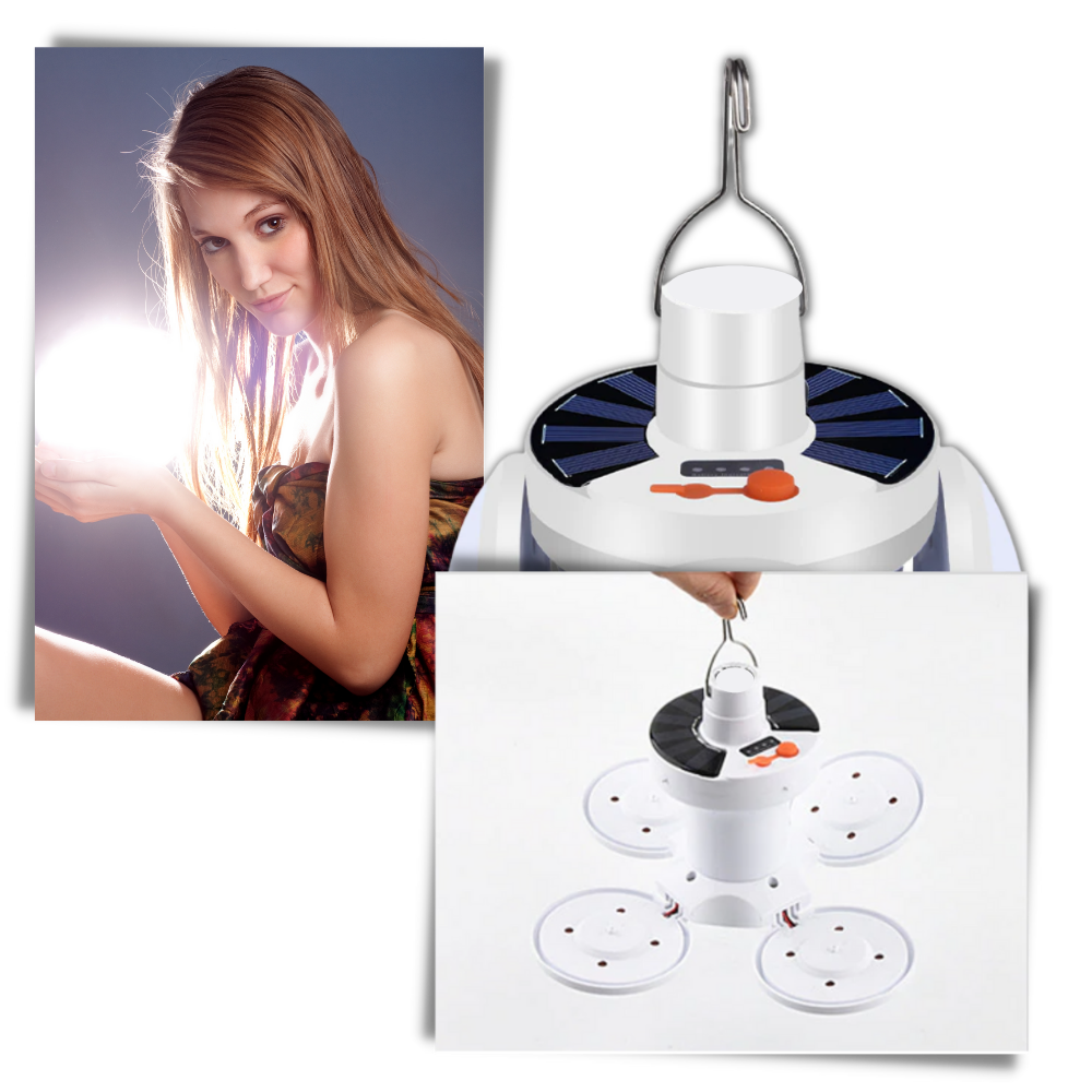 Lampe LED rechargeable de camping - Ozerty