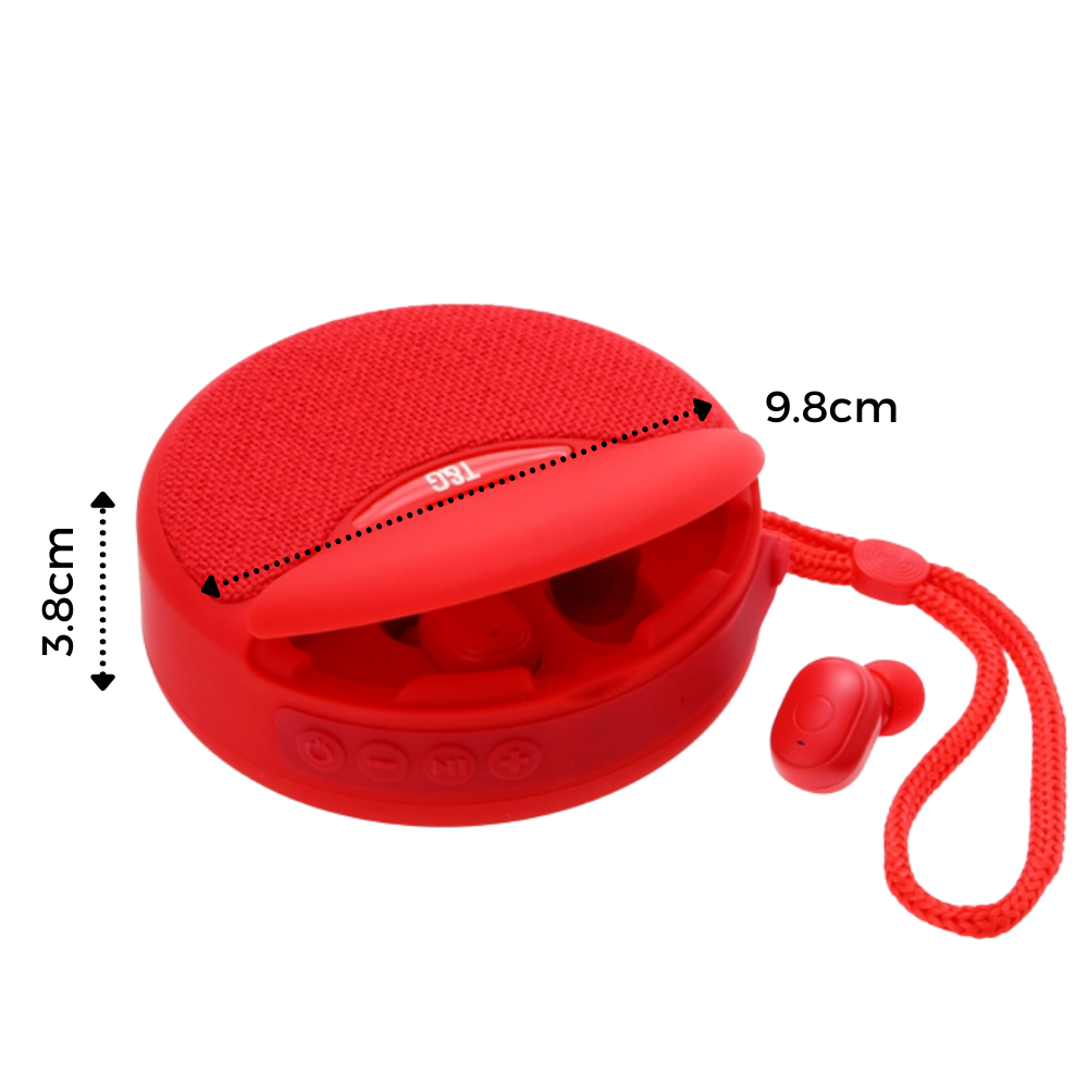 Haut-parleur bluetooth sans fil avec oreillettes - Ozerty