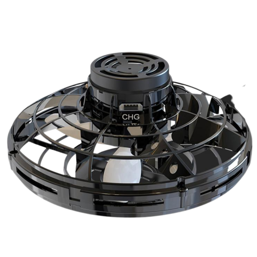 Jouet spinner volant -Noir/   - Ozerty