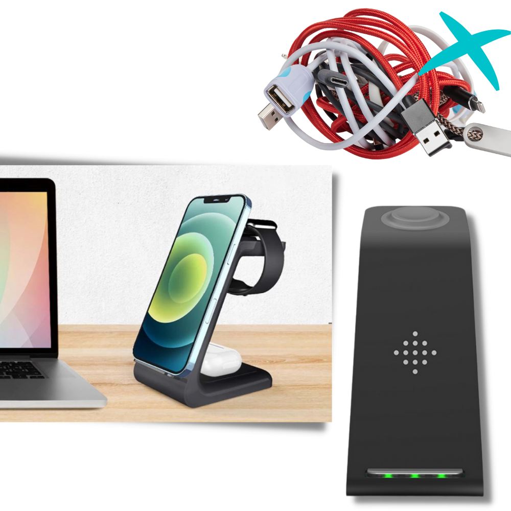 Station de charge sans fil pour téléphone - Ozerty