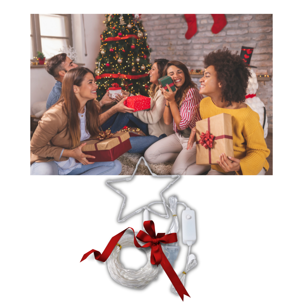 Lumières de Noël en cascade - Ozerty