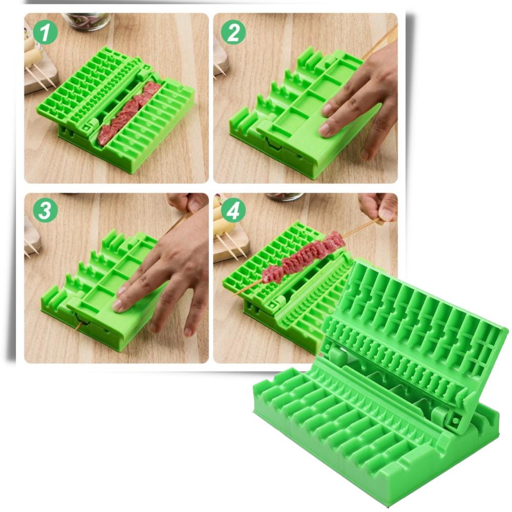 Appareil à brochettes et à kebabs pour barbecue - Ozerty