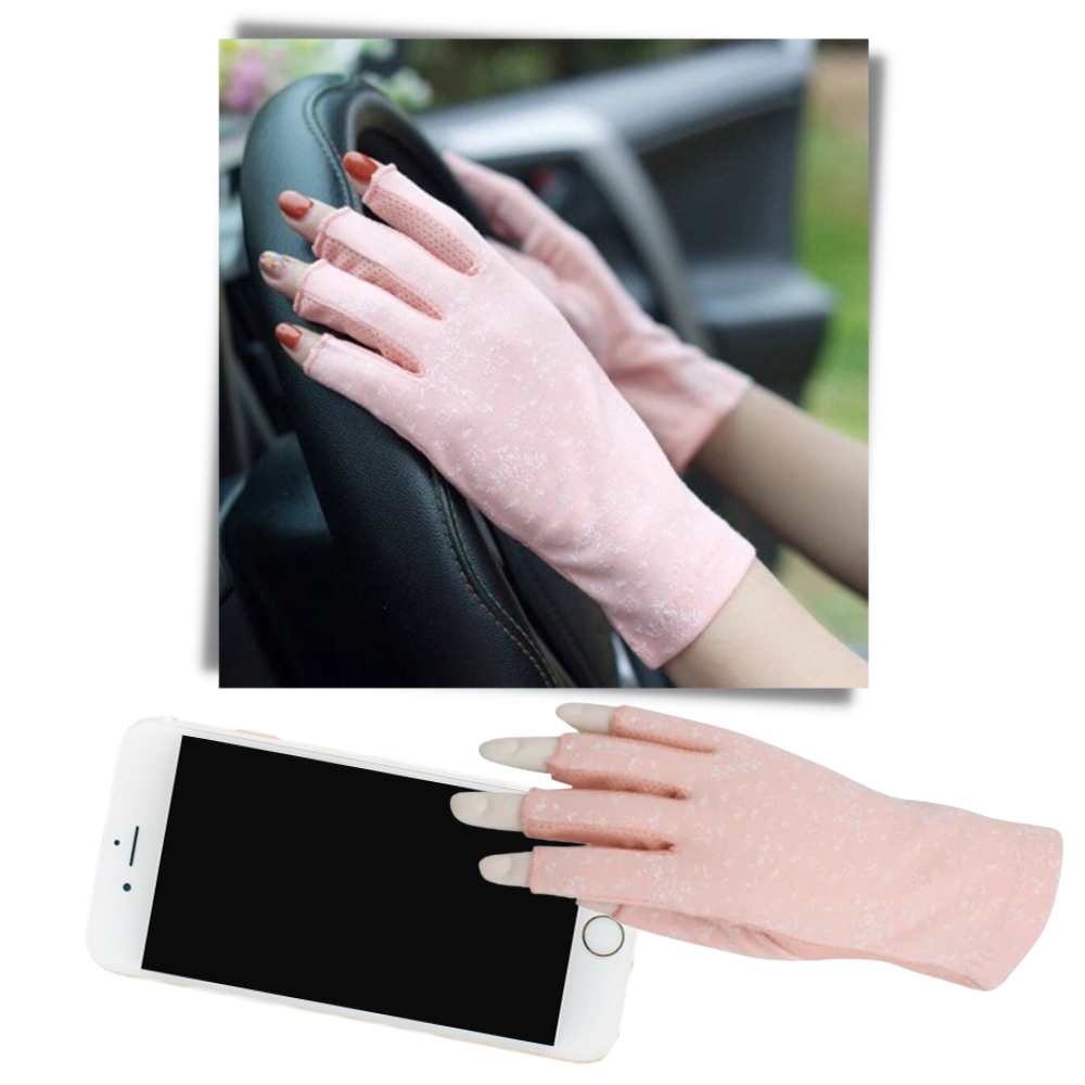 Gants élégants en coton anti-UV - Ozerty