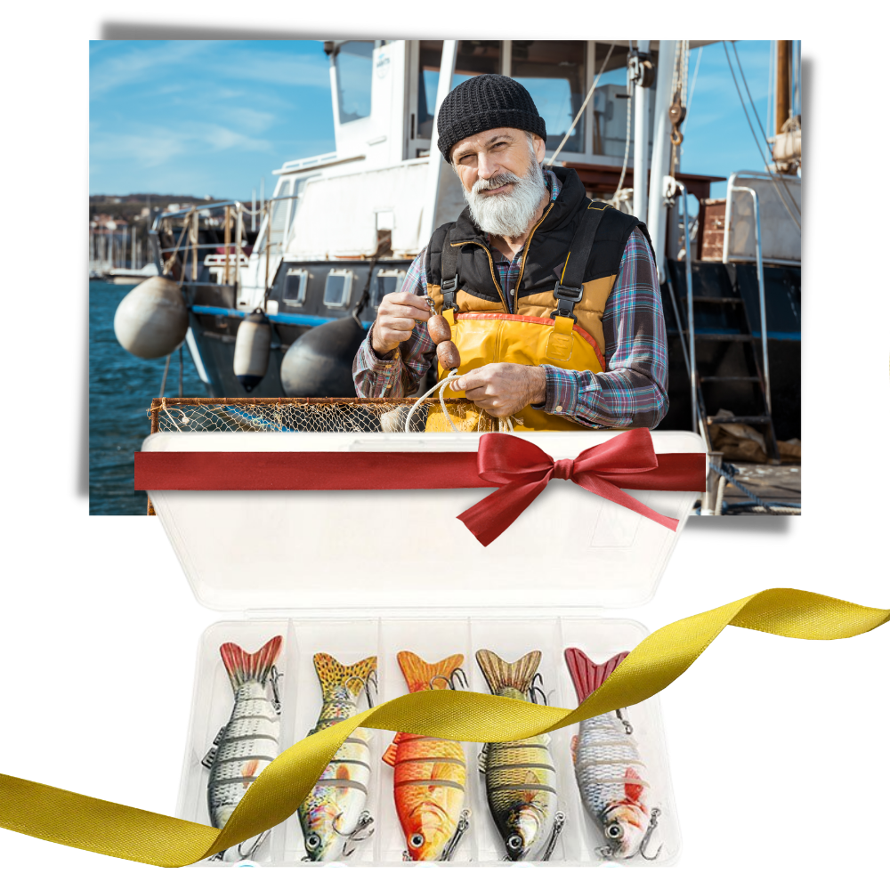 Lot de leurres de pêche artificiels Wobbler - Ozerty